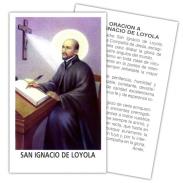 ESTAMPAS RELIGIOSAS | Estampa Ignacio de Loyola 7 x 11 cm (P25)