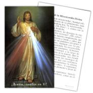 ESTAMPAS RELIGIOSAS | Estampa Jesus Misericordioso (Oracion) 7 x 11 cm (P25)