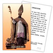 ESTAMPAS RELIGIOSAS | Estampa Nicolas de Bari 7 x 11 cm (P25)