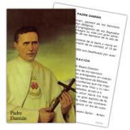 ESTAMPAS RELIGIOSAS | Estampa Padre Damian 7 x 11 cm (P25)