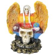 RESINA ARTESANAL | Imagen Santa Muerte Corazon 30 x 27cm (7 Colores) Artesanal puede variar en forma y color de los detalles - Resina