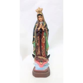 RESINA | Imagen Resina Guadalupe de Mexico 20 cm (Lupita)(Sin Aureola)