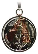 ARCANGELES | Amuleto Arcangel Miguel con Tetragramaton 2.5 cm 3 Metales