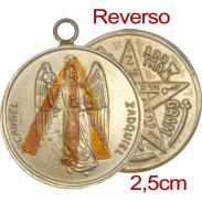 ARCANGELES | Amuleto Arcangel Zadkiel con Tetragramaton 2.5 cm