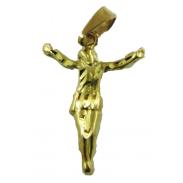 PROTECCION Y ENERGETICOS | Amuleto Cristo Tumbaga Dorado 4 cm