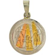 VARIOS ORIGENES DEL MUNDO | Amuleto Egipcio Thoth Anubis con Tetragramaton 2.5 cm
