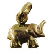 PROTECCION Y ENERGETICOS | Amuleto Elefante Tumbaga Dorado 1 cm