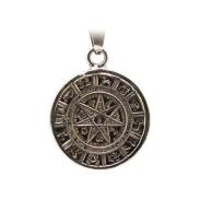 VARIOS ORIGENES DEL MUNDO | Amuleto Estrella de 7 Puntas Alquimia c/ Tetragramaton 3.5 cm