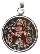 VARIOS ORIGENES DEL MUNDO | Amuleto Exterminador con Tetragramaton 2.5 cm