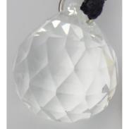 PROTECCION Y ENERGETICOS | Amuleto Feng Shui Bola Cristal 20 mm (Con Piedra Brillo)  (Has)