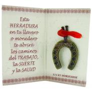 VARIOS ORIGENES DEL MUNDO | Amuleto Herradura de la Suerte 2 a 3 cm (Blister)