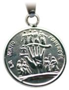 VARIOS ORIGENES DEL MUNDO | Amuleto Mano Poderosa con Tetragramaton 2.5 cm