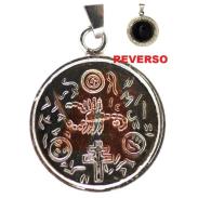VARIOS ORIGENES DEL MUNDO | Amuleto Obsidiana Zodiacal con Exterminador 3.5 cm
