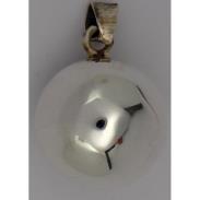 COLGANTES PLATA Y GOLD FILLED | Amuleto Plata Llamador de Angeles 2,0 cm