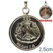 VARIOS ORIGENES DEL MUNDO | Amuleto Rey Salomon Riqueza con Diosa Venus Amor 2.5 cm
