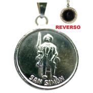 PROTECCION Y ENERGETICOS | Amuleto San Simon con Obsidiana Zodiacal 3.5 cm