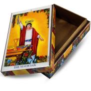 COFRES, CAJAS, BAÃºLES | Caja Tarot Madera El Mago 16 x 10 x 6 cm (Rider Waite)