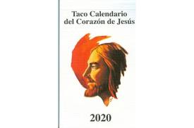 AGENDAS Y CALENDARIOS | CALENDARIO TACO CORAZÓN DE JESÚS 2020 (Pequeño con Imán)
