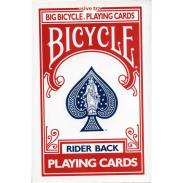CARTAS FOURNIER | Cartas Bicycle Rojo Gigante 8082 (Naipes Americanos ) (53 Cartas) (Fou)