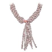 COLLARES MAZO | Collar Santeria Mazo Obba (Simple) (Cristal-Rosa)  (140 a 160 cm)