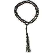MALAS | Collar Tibetano Mala Negro (36 cm - Bola 8 mm)