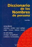 LIBROS DE NOMBRES | DICCIONARIO DE LOS NOMBRES DE PERSONA