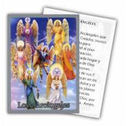 ESTAMPAS RELIGIOSAS | Estampa 7 Arcangeles Celestiales 7 x 9,5 cm (P12)