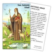 ESTAMPAS RELIGIOSAS | Estampa Antonio Abad 7 x 11 cm (P25)