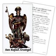 ESTAMPAS RELIGIOSAS | Estampa Arcangel Rafael 7 x 11 cm (P25)