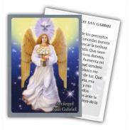 ESTAMPAS RELIGIOSAS | Estampa Arcangel San Gabriel Celestial 7 x 9,5 cm (P12)