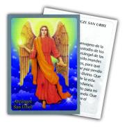 ESTAMPAS RELIGIOSAS | Estampa Arcangel San Uriel Celestial 7 x 9,5 cm (P12)