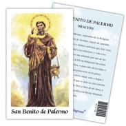 ESTAMPAS RELIGIOSAS | Estampa Benito Palermo 7 x 11 cm (P25)