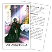 ESTAMPAS RELIGIOSAS | Estampa Camilo de Leis 7 x 11 cm (P25)