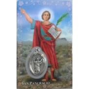 ESTAMPAS RELIGIOSAS | Estampa con Medalla San Pancracio 5.5 x 8.5 cm.