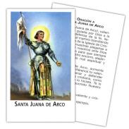 ESTAMPAS RELIGIOSAS | Estampa Juana de Arco 7 x 11 cm (P25)