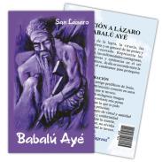 ESTAMPAS RELIGIOSAS | Estampa Lazaro Babalu Aye 7 x 11 cm (P25)