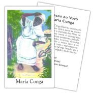 ESTAMPAS RELIGIOSAS | Estampa Maria Conga 7 x 11 cm (P25)