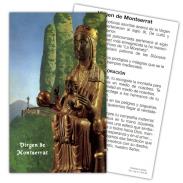 ESTAMPAS RELIGIOSAS | Estampa Montserrat 7 x 11 cm (P25)
