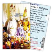 ESTAMPAS RELIGIOSAS | Estampa Oracion Santeria Milagrosa  7 x 11 cm (P25)