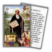 ESTAMPAS RELIGIOSAS | Estampa San Benito Angel de la Guarda 9 x 13,5 cm (P12)