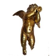 VARIOS | FIGURA Angel Para Colgar 49 x 37 x 33 cm (Acabado Oro) (S) *(HAS)