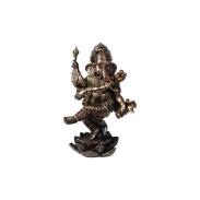 RESINA DORADO VIEJO | Ganesha Resina de pie color 43 x 29 x 22 cm aprox. (Dorado Viejo)