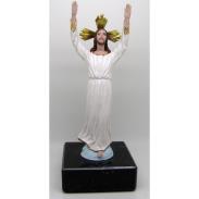 RESINA BASE MARMOL | IMAGEN Cristo Resucitado 12 cm (Base Marmol)