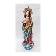RESINA | Imagen Resina Virgen Sagrado Corazon 50 cm (Color)