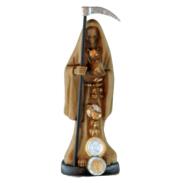 RESINA | imagen Santa Muerte 20 cm. (Hueso) (Amuleto semillas) - Resina Extra