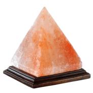LAMPARA ROCA FORMAS | Lampara Sal Piramide 21 cm