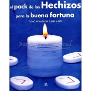 LIBROS LIBSA | LIBRO Hechizos para la Buenas Fortuna (Set - Libro + 72 Cartas + 3 Velas) (Lb)