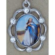 MEDALLAS | MEDALLA c/ Cadena Maria Inmaculada con Brillo 2.5 x 2 cm