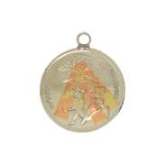MEDALLAS | Medalla San Benito 3 Metales con Tetragramaton 3.5 cm. (Amuleto)