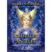 CARTAS ARKANO BOOKS | Oraculo Cristales y Angeles  (Libro + 44 Cartas)(AB)(ES)Doreen Virtue y Marius Michel-George